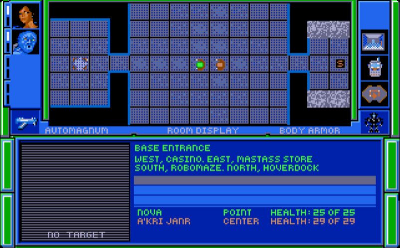 Hard Nova - Atari ST game screenshot (1991) by Electronic Arts